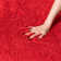 Red Shag Area Rugs for Living Room, Non-Slip Indoor Modern Plush Shag Carpets