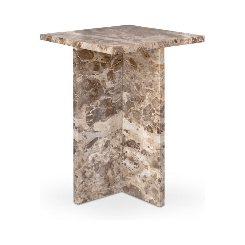 Marbre de table panthère Blair, Beige
