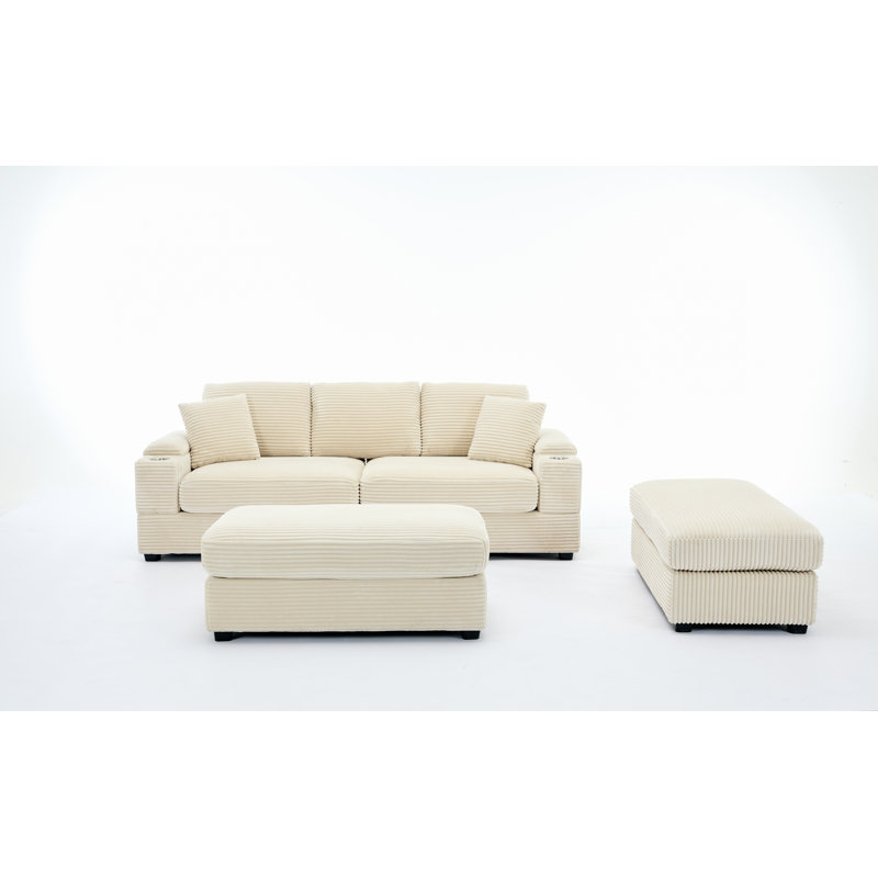 Broome Combination Modular Convertible Sectional, Beige