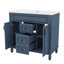 Meuble-lavabo autoportant 36 po avec 2 portes et tiroirs à fermeture en douceur-971191646-971191620
