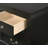 Sayre Black 3 Drawers Nightstand-1138043582