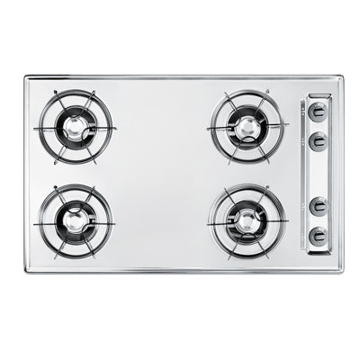 Summit Appliance Battery Ignition 30" Gas 4 Burner Cooktop
