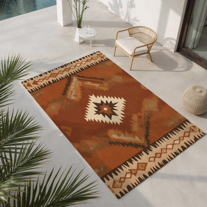 Tapis intérieur et extérieur Zuni Zephyr, Rectangle 1'6" x 2'6"