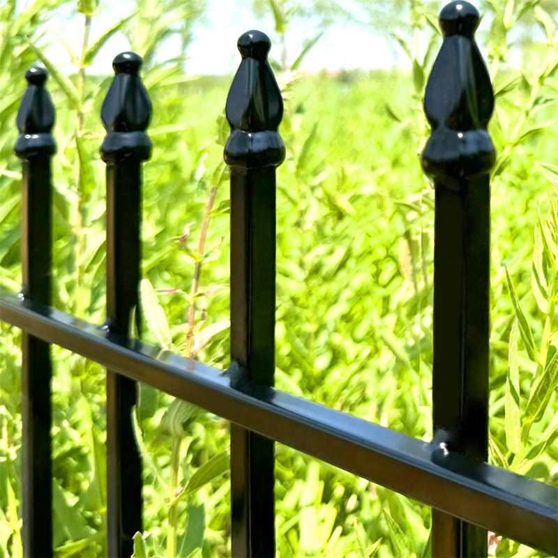 ELEP Black Metal Pet Barrier, 71" H x 56" W x 2" D
