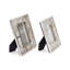 White Quartz Set Of 2 Photo Frames