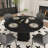 47 inch Round MDF Dining Table for 4