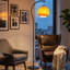 Lampe sur pied en verre Sunset