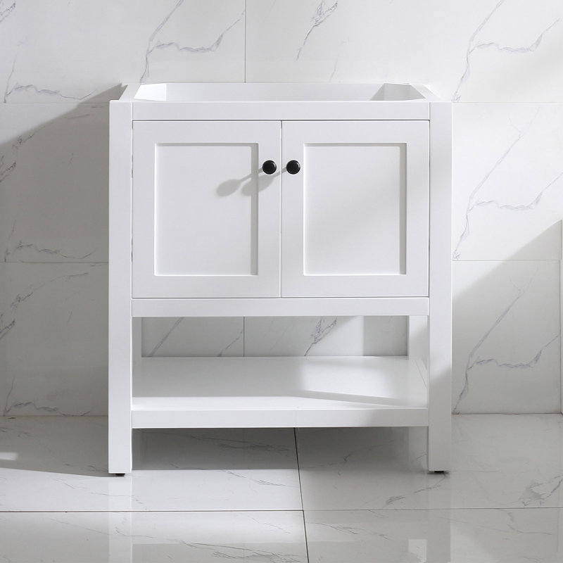 Meuble-lavabo simple l 31 po x P 22 po x H 33 po Mclennan, Blanc