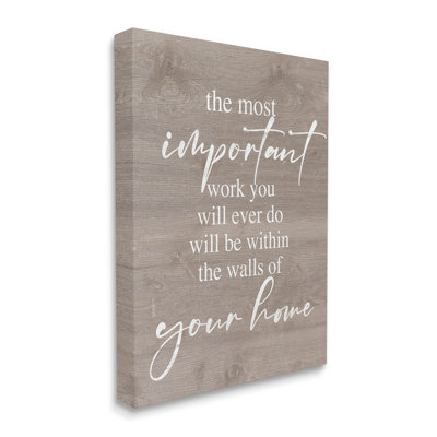 " Most Important Work You'll Ever Do Phrase " by Lil' Rue
