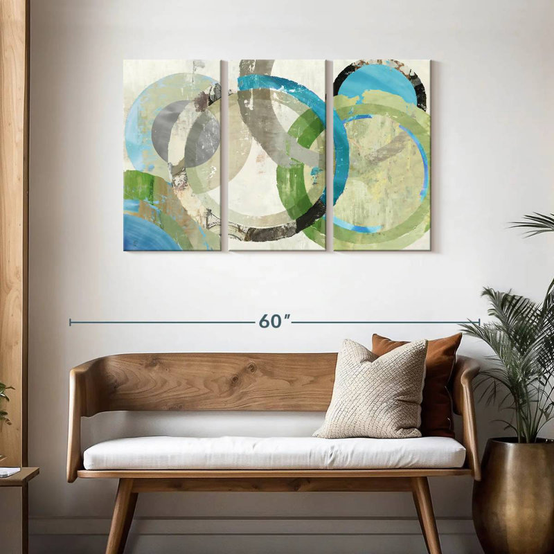Avery Viridescent Rings, 28" H x 45" W