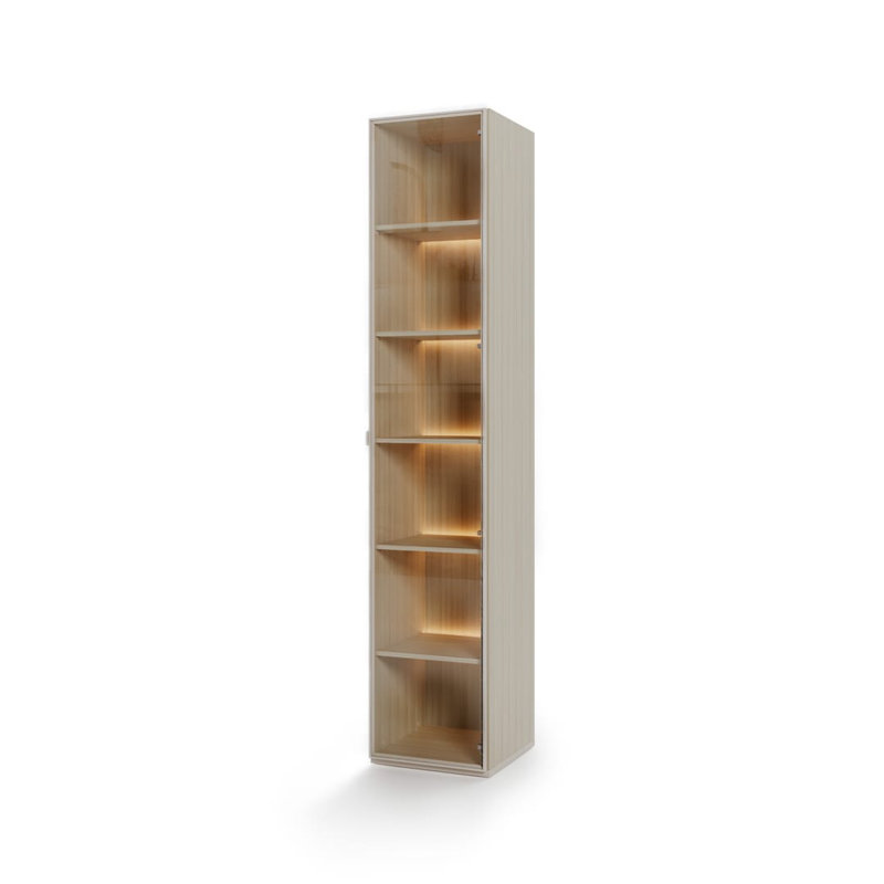 Optional Door for Bookcase - Transform Open Shelving into a Glazed Display, 460mm x 2280mm