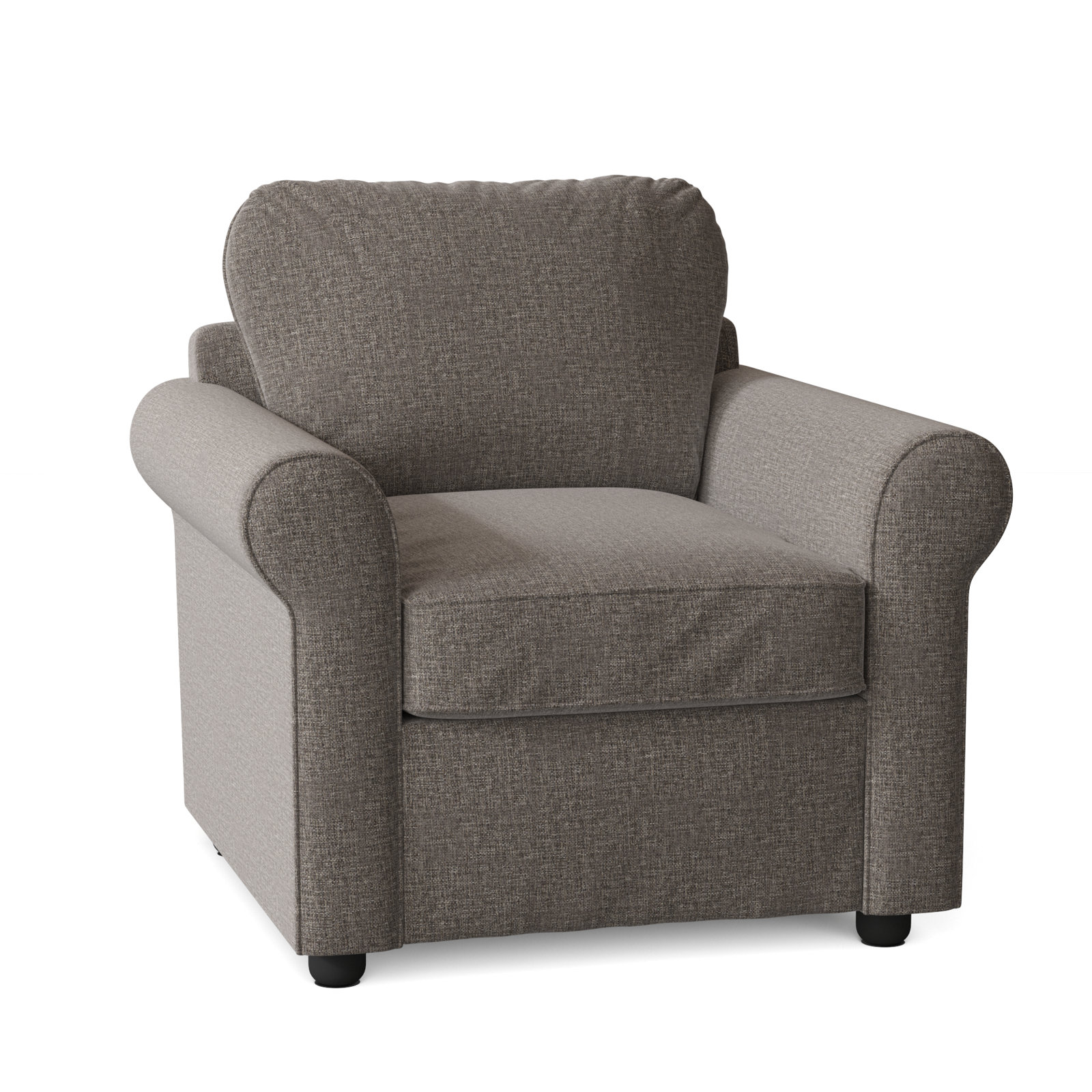 Warrington Armchair, Drusky Charcoal Sustain® Basketweave
