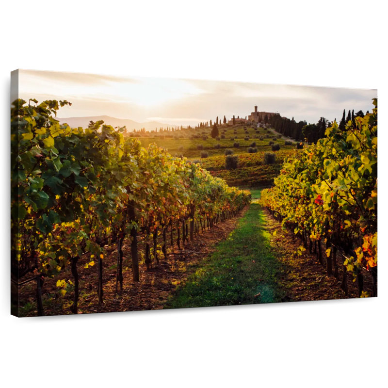 Alvord Tuscan Vineyard Sunset, H 8 po x l 12 po