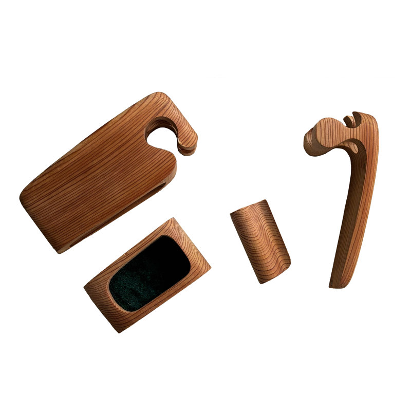 Casse-tête en bois assorti, H 4 po x l 6 po x P 3 po