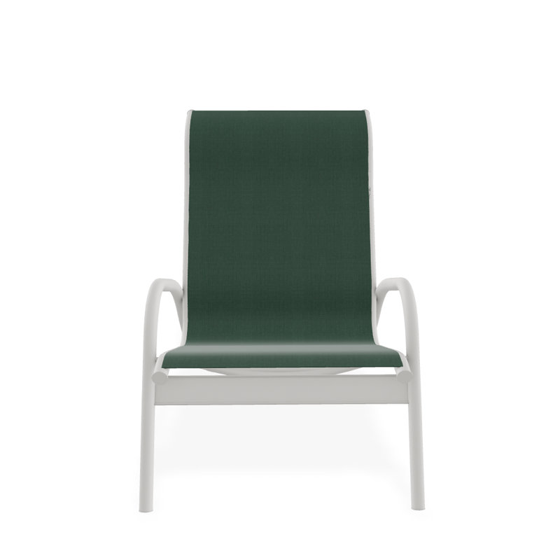 Gardenella Patio Chair, Forrest Green Velvet, Snow