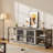 71" Farmhouse TV Stand for 75/80 Inch TVs, Industrial Entertainment Center with Double Mesh Doors & Storage-769767359-758442034