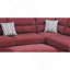 Canapé modulaire en velours rouge