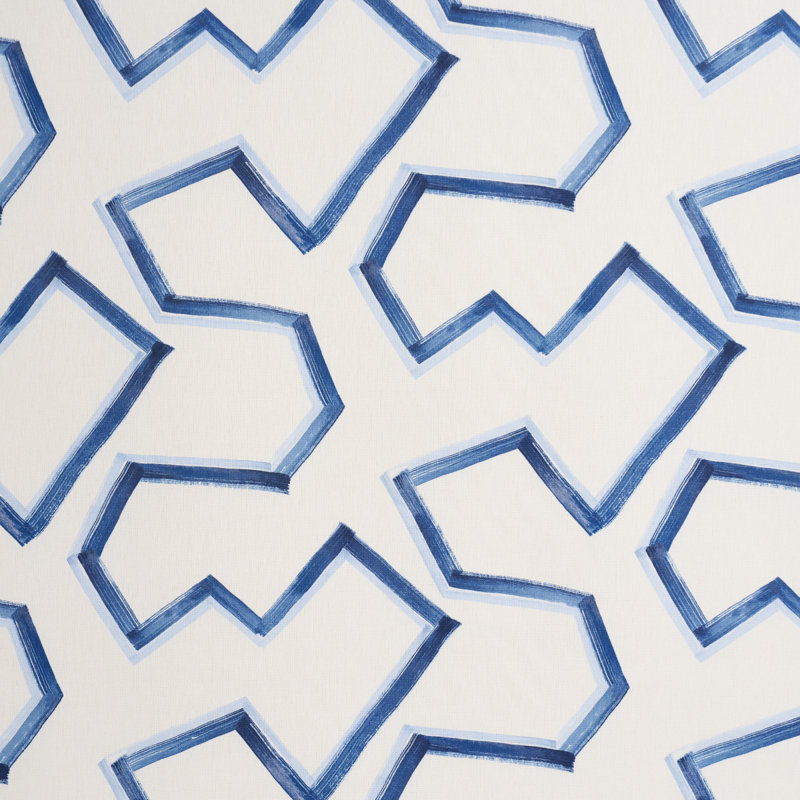 Enzo Print Fabric, Coastal