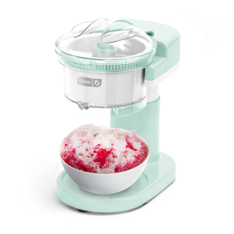Aqua Blue Stainless Steel Countertop Ice Maker