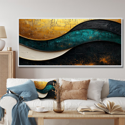 Échos géométriques abstraits et émaillés «I» - Art mural abstrait géométrique