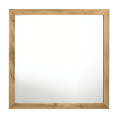 Commode miroir naturel pin