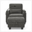 Canapé inclinable simple avec dossier réglable, charge USB, support pour téléphone, rangement pour accoudoirs et repose-pieds assorti-130790678
