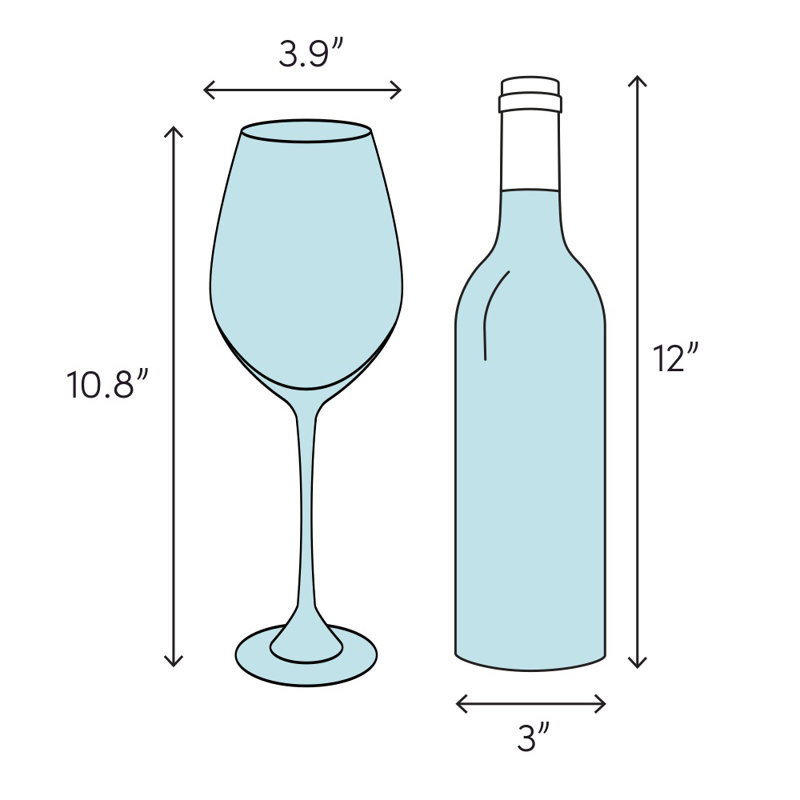 Diva 26 oz. Crystal Red Wine Glass