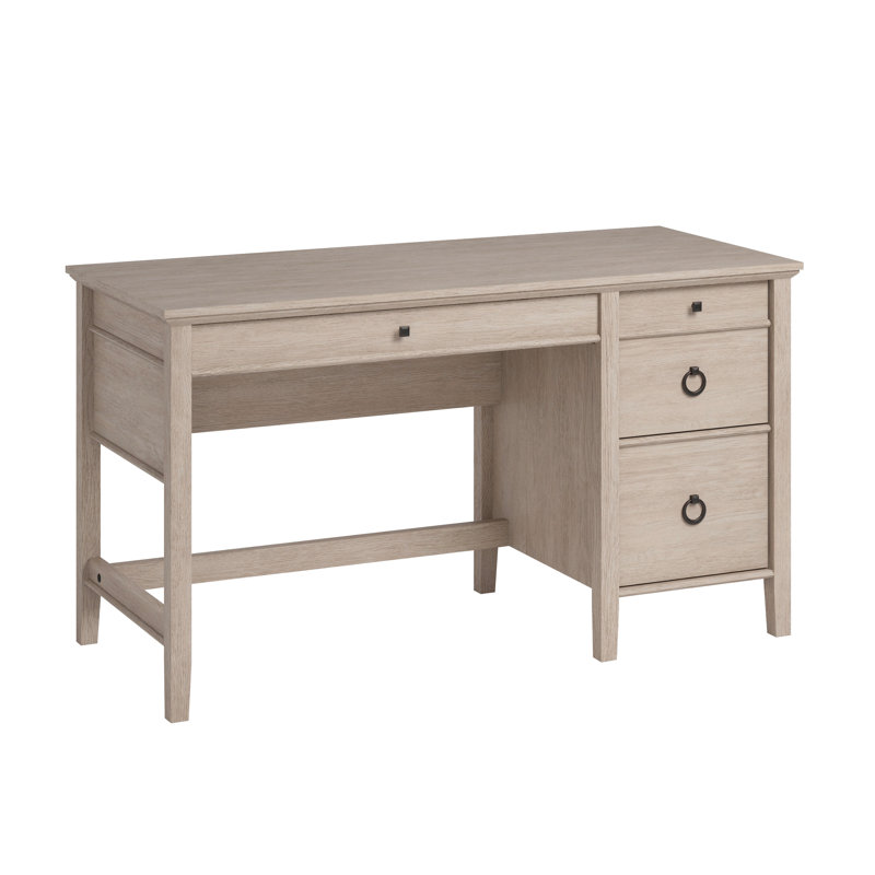 Bureau en bois avec grand bureau, brun