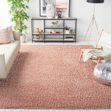 August Shag Performance Solid Color Rug
