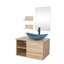 Ensemble de meuble-lavabo mural simple 28 po Mereworth-714412500-717362985-717362976