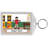 Personalized Name That Toon Dart Lover Male Rhinestone Bordered Key Chain-106953668
