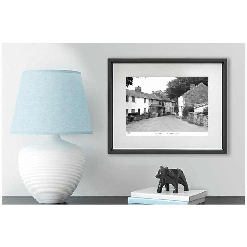 Garreg, The Village C1955 - Single Picture Frame Print, 28cm H x 36cm W x 2.3cm D