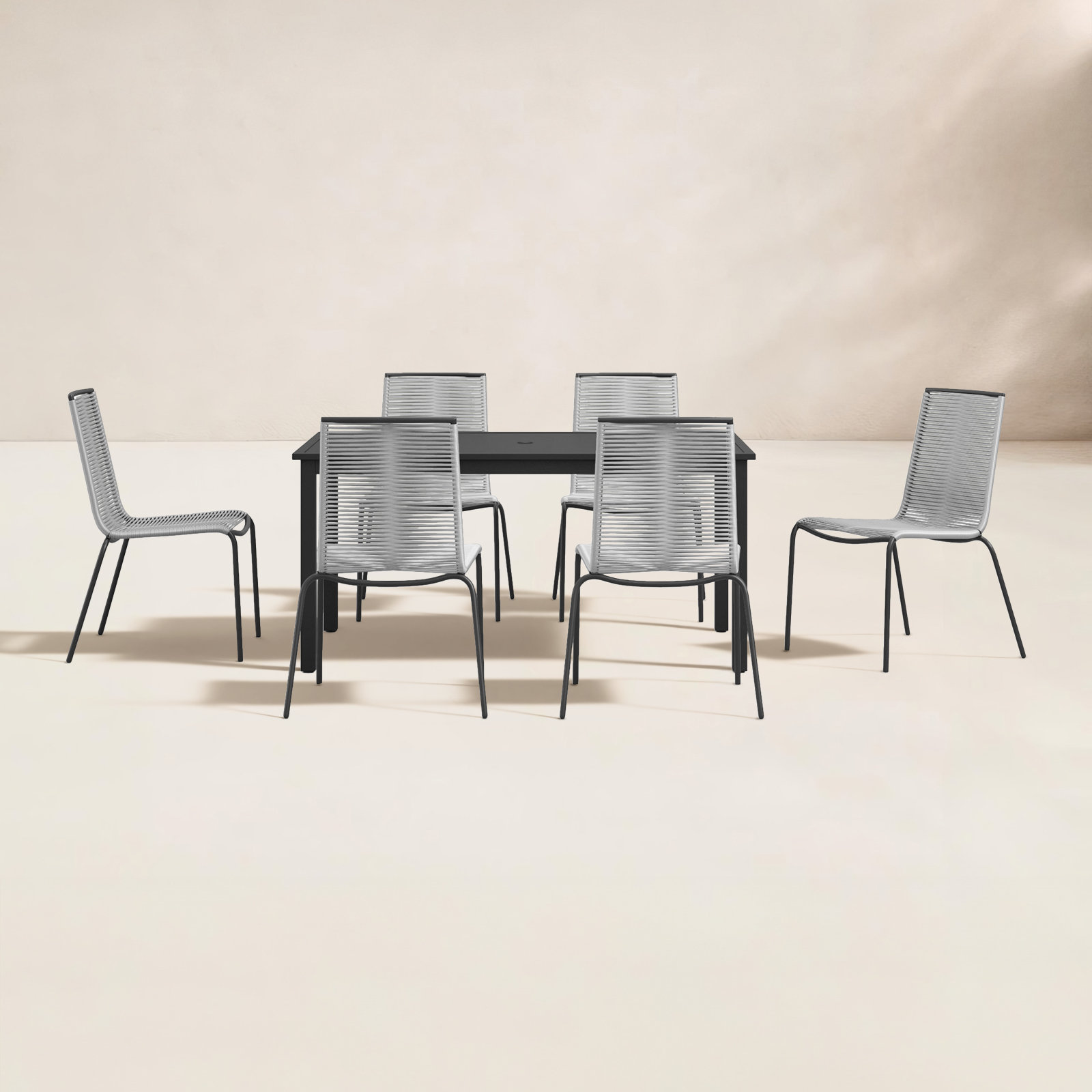 60" Patio Dining Set