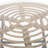 Outdoor Side Table With And Glass Brown