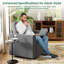 Canapé modulaire modulaire avec siège de rangement Canapé convertible pour salon / repose-pieds profond de 27 po / coussin en mousse viscoélastique