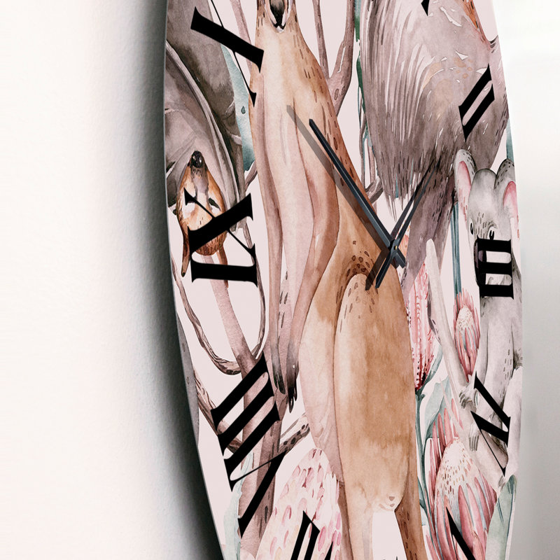 Horloge murale surdimensionnée, Moyen