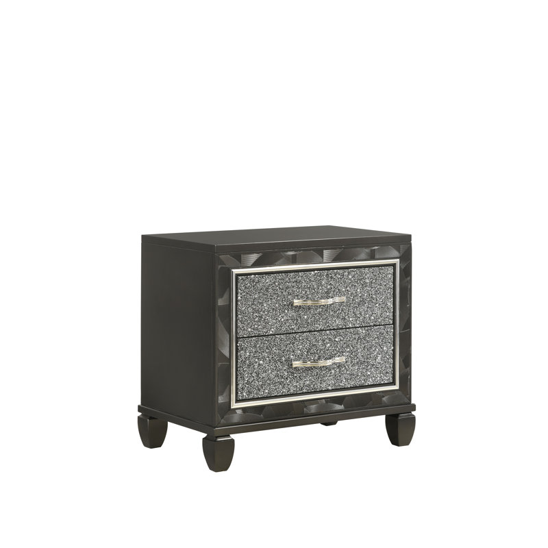 Joi 28.75'' W Nightstand, Black
