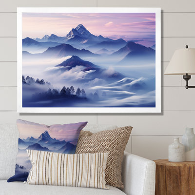 " Mountain Blue Peak Harmonies III "