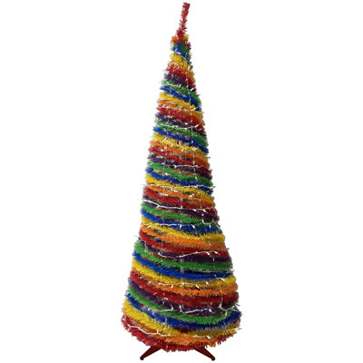 Arbre de Noël artificiel éclairé 6 pi avec lumières claires