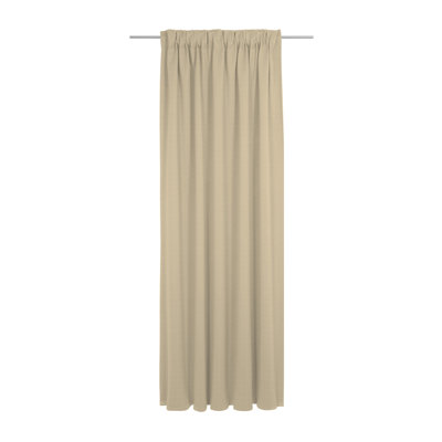 Uni Collection 100% Cotton Room Darkening Curtain Single Panel