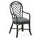 Chaise de salle à manger avec accoudoirs Trellis