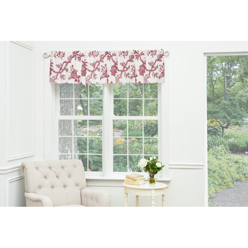 Arcadia Red Valance