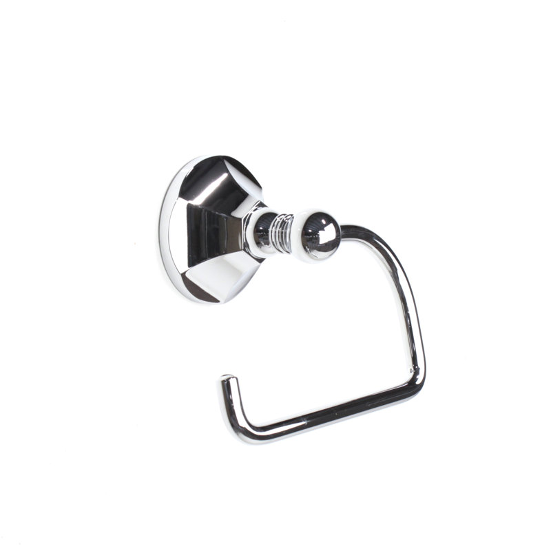 Porte-papier hygiénique à fixation murale Vera, Chrome poli