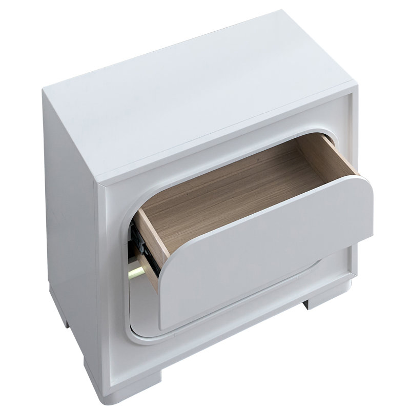 Milan 07FFB26F5D774BE497C64880949CC261 NIGHTSTAND , White