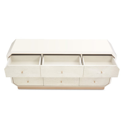 La Rachelle 9-Drawer Dresser with Mirror
