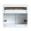 18.67 In. Bathroom Vanity With Ceramic Basin And Door - Wall Mounted Unit 36.27 Sink Soft Closing Mount Type