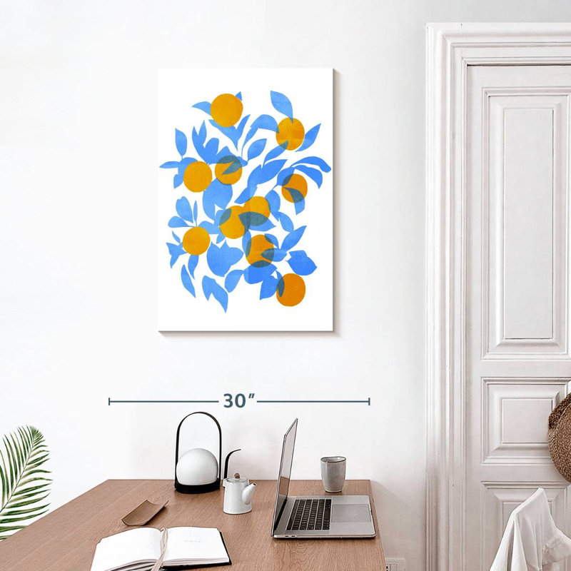 Yarlin Bright Tangerines I, 30" H x 20" W