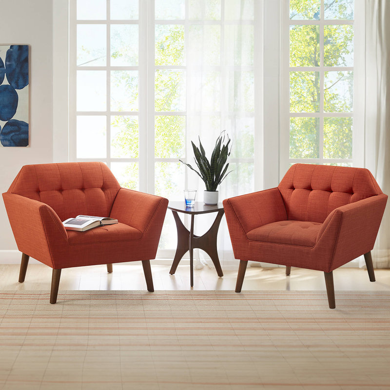 Ensemble de 2 chaises longues Merrylite Newport, Polyester épice