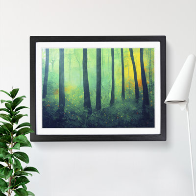 Delightful Summer Forest - Single Picture Frame Painting