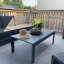 Rectangular Metal Outdoor Coffee Table , 109.2cm W 61cm D-1093156862